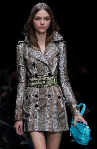 Illustration for article titled Burberry's Collection More Noteworthy Than A Model Wipeout